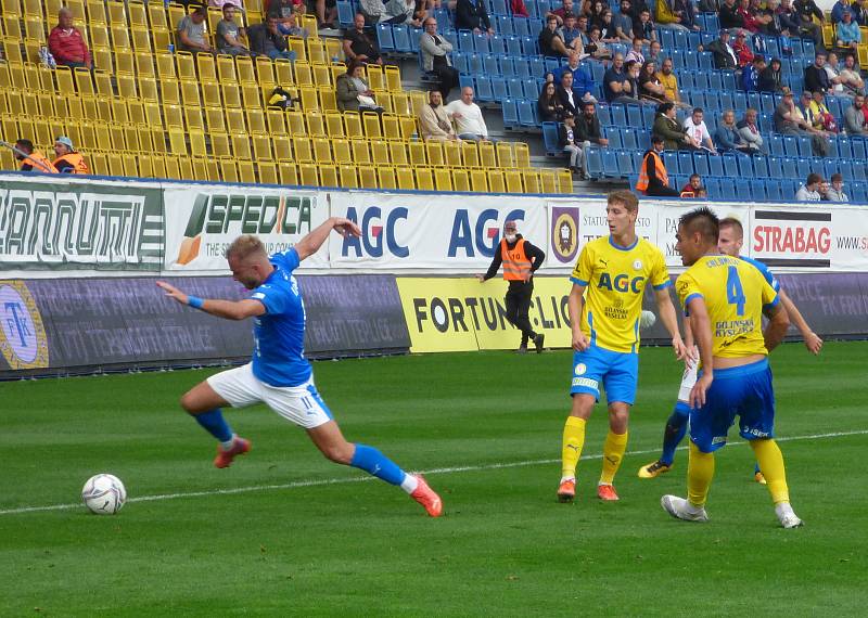 Fotbalisté Baníku Ostrava v Teplicích.