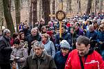 Pobožnost křížové cesty v Bělském lese, 1. března 2020 v Ostravě.