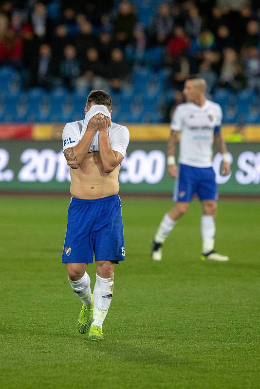 Utkání 18. kola fotbalové Fortuna ligy: FC Baník Ostrava - SFC Opava, 29. listopadu 2019 v Ostravě. Na snímku Adam Jánoš.