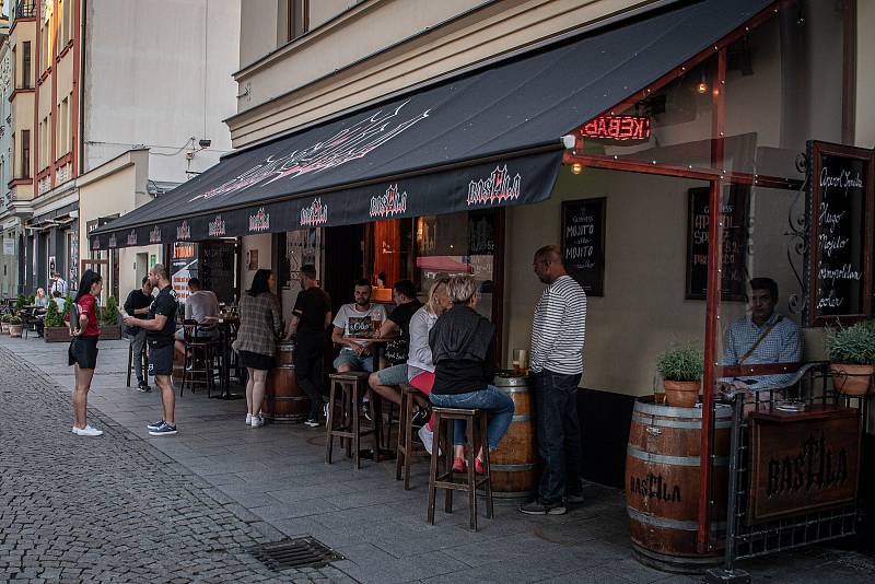 Stodolní ulice v Ostravě, 11. června 2021. Bastila.