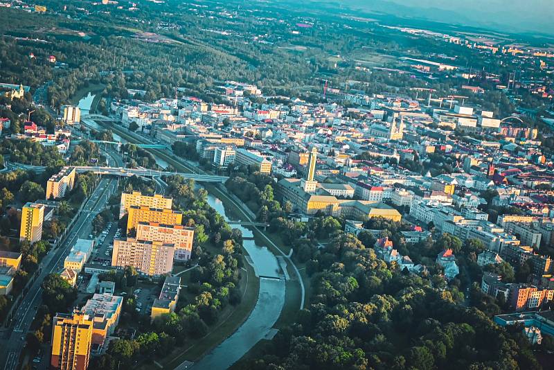 Beats for Love 2022, den druhý, letecké záběry, Ostrava 2. července 2022.