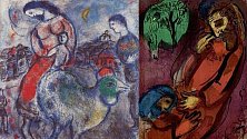Ukázky tvorby Marca Chagalla a jeho ilustrace k Bibli.