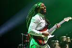 Hudební festival Colours of Ostrava 2018 v Dolní oblasti Vítkovice, 21. července 2018 v Ostravě. Na snímku zpěvačka Ziggy Marley.