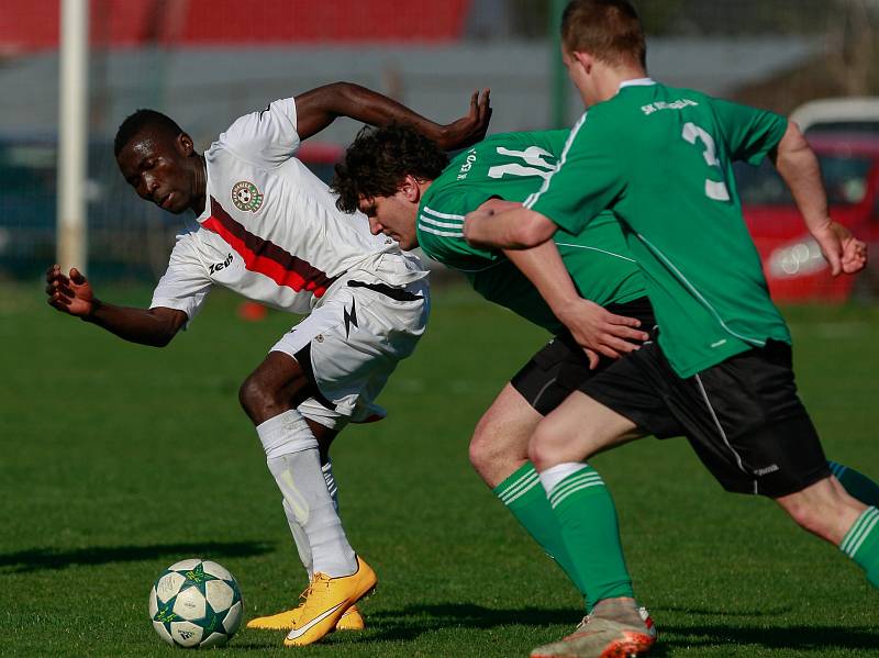 Fotbalisté Heřmanic remizovali s Čeladnou 0:0.