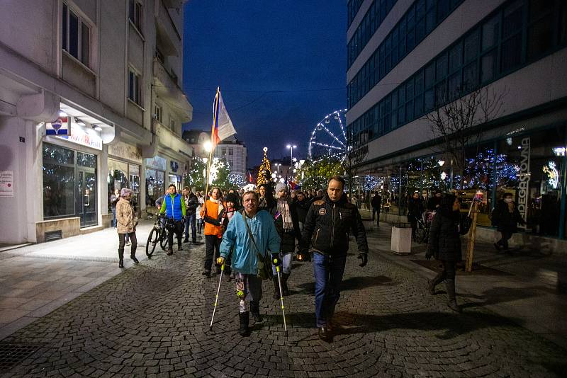 Vánoční trhy na Masarykově náměstí, 28. listopadu v Ostravě.