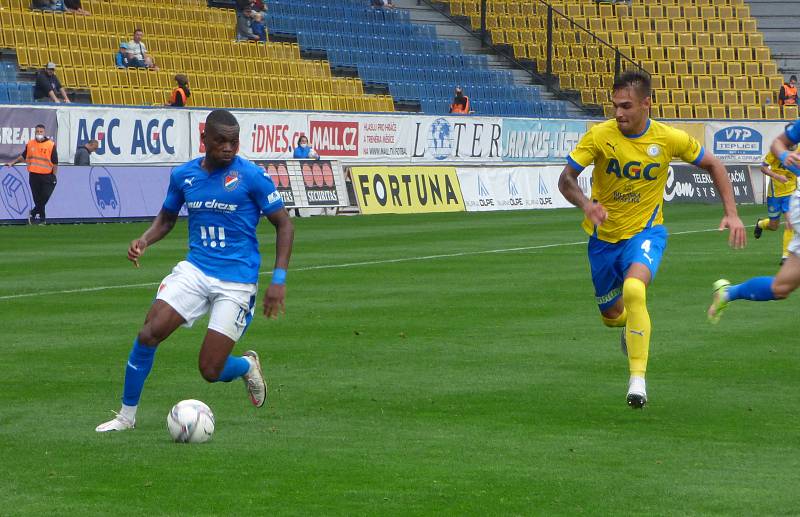 Fotbalisté Baníku Ostrava v Teplicích.