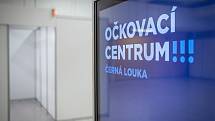 Velkokapacitní očkovací centrum na výstavišti Černá louka v Ostravě, 29. ledna 2021.