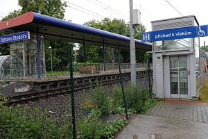 Železniční stanice Stodolní v centru Ostravy. Ilustrační foto.