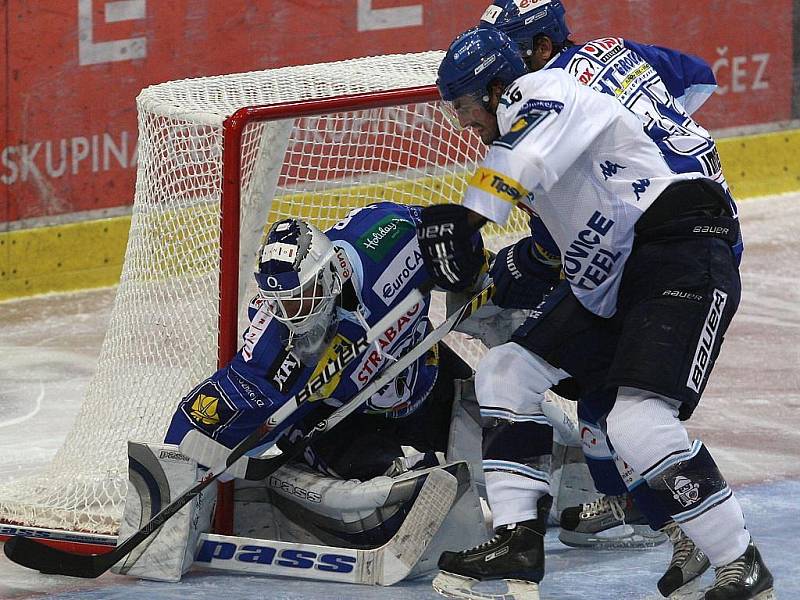 Z utkání HC Vítkovice Steel - HC Kometa Brno.