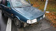 V Ostravě havarovalo auto, které jelo několik desítek metrů bez řidiče