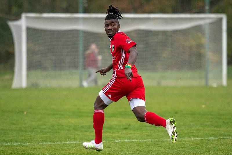 Erik Opata v dresu FC Heřmanice Slezská