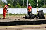 Tragická železniční nehoda pendolina ve Studénce 22. července 2015.