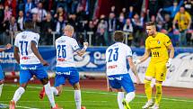 Utkání 13. kola první fotbalové ligy: Baník Ostrava - Sparta Praha, 31. října 2021 v Ostravě. Brankář Baníku Viktor Budinský.