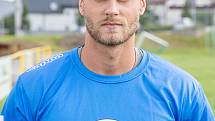 Fotbalový klub - Spolek SK Brušperk, 26. srpna 2020 v Brušperku. Jakub Bogdan (záložník)