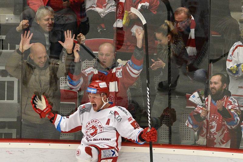 Derby 26. kola extraligy Třinec - Vítkovice rozhodlo až prodloužení.