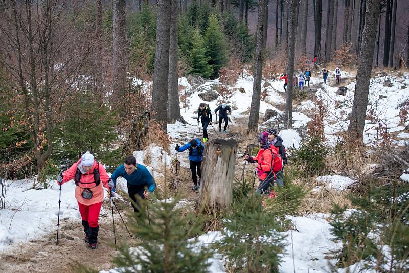 Extrémní vytrvalostní závod LH24 (24 hodin na Lysé hoře), 18. ledna 2020 v Ostravici.