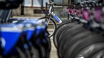 Sdílená jízdní kola Nextbike, 15. dubna 2019 v Ostravě.