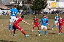 Velké Meziříčí - Baník Ostrava B (21. kolo MSFL, 27. 3. 2022).