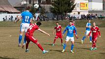 Velké Meziříčí - Baník Ostrava B (21. kolo MSFL, 27. 3. 2022).