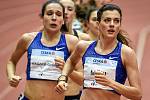 Mezinárodní halový atletický mítink Czech Indoor Gala 2020, 5. února 2020 v Ostravě. Běh 1500m ženy (pravo) Kristiina Maki z Česka.