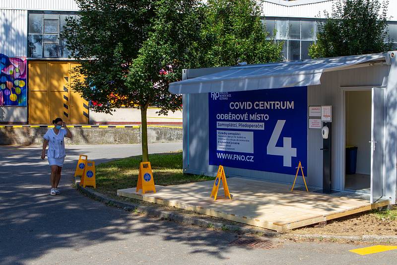 Slavnostní otevření covid centra ve Fakultní nemocnici Ostrava, 12. srpna 2020.