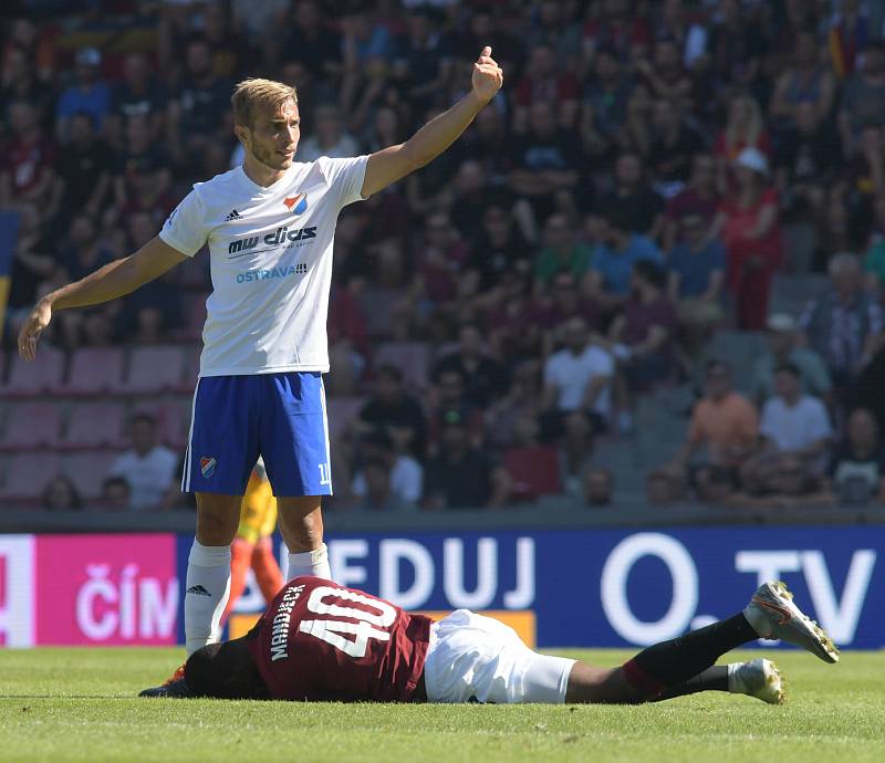 Utkání 6. kola první fotbalové ligy FORTUNA:LIGA, AC Sparta Praha - FC Baník Ostrava, 18. srpna 2019 v Praze.