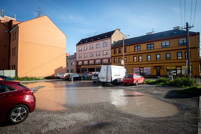 Ghetto ve Vítkovicích (ulice Erbenova), 10. zaří 2019 v Ostravě.