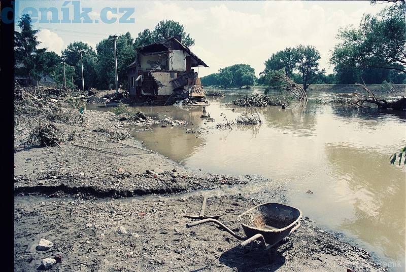 Povodně, 11. července 1997, Ostrava-Koblov.