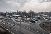 Přestupní terminál Hranečník. 