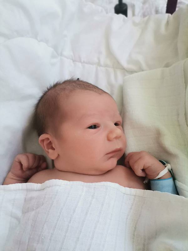 Ondřej Koiš, Orlová, narozen 24. července 2022 v Havířově, míra 54 cm, váha 3980 g. Foto: Michaela Blahová