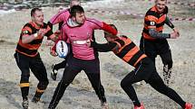 Snow rugby na Skalce.