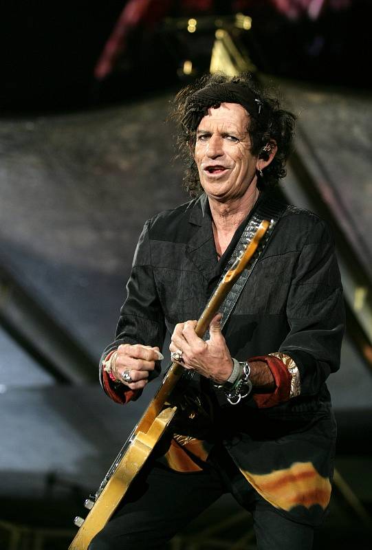Koncert legendární britské rockové skupiny Rolling Stones na brněnském výstavišti 22. července 2007.