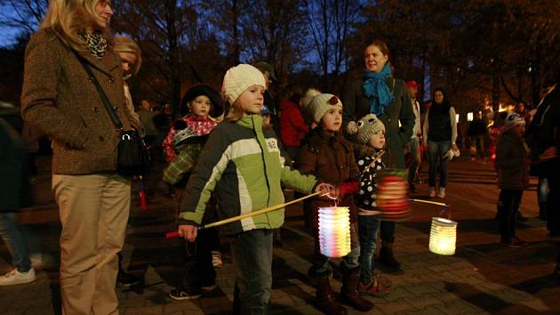 Lampionový průvod. 