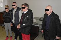 Před soudem stanuli tři Poláci a jejich krajanka (na snímku z jednání u ostravského krajského soudu).