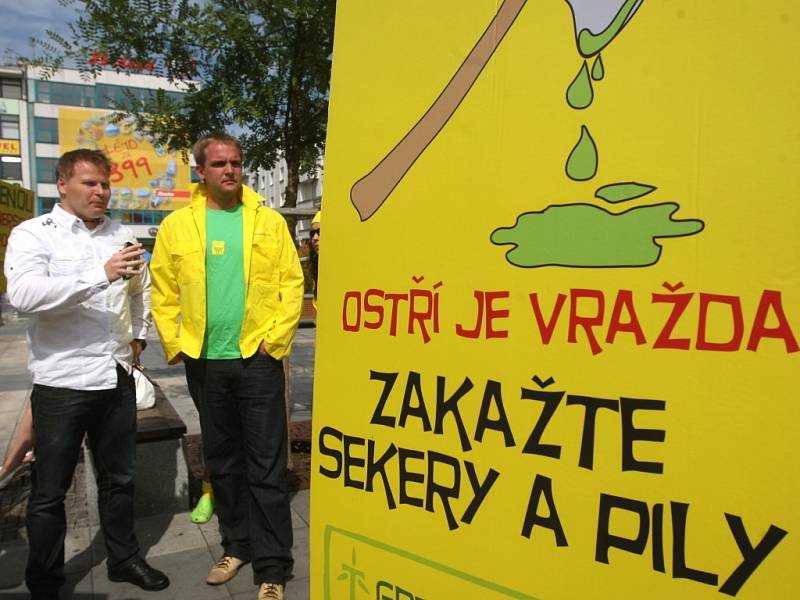 Hnutí Greenteas burcovalo za práva rostlin v Ostravě