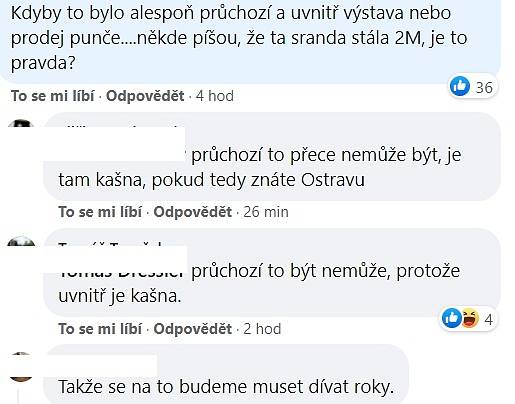 Reakce na adresu vánoční výzdoby v centru Ostravy.