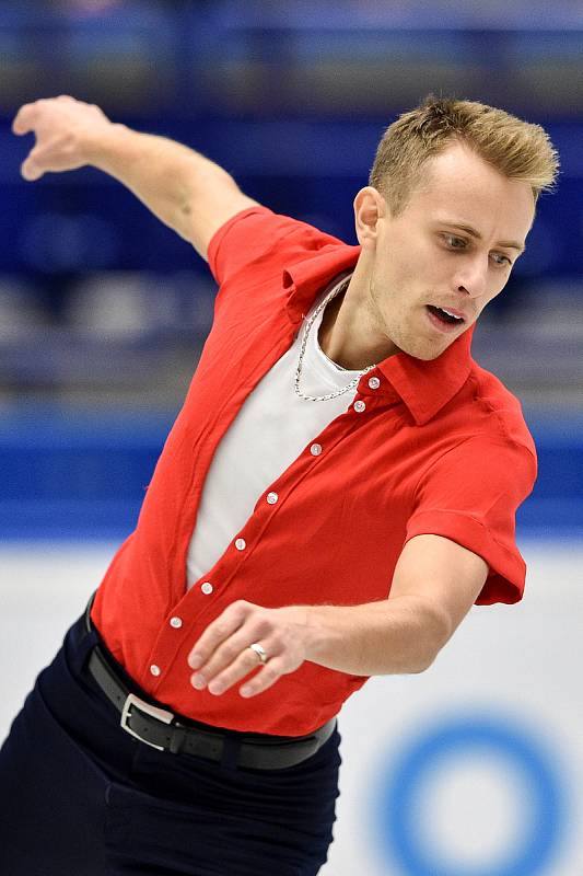 Naposledy v Ostravě bruslil Michal Březina vloni v prosinci, kdy suverénně vyhrál s velkým náskokem mistrovství čtyř zemí.