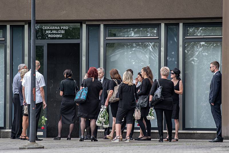 Pohřeb obětí požáru z Bohumína, 24. srpna 2020 v Ostravě.