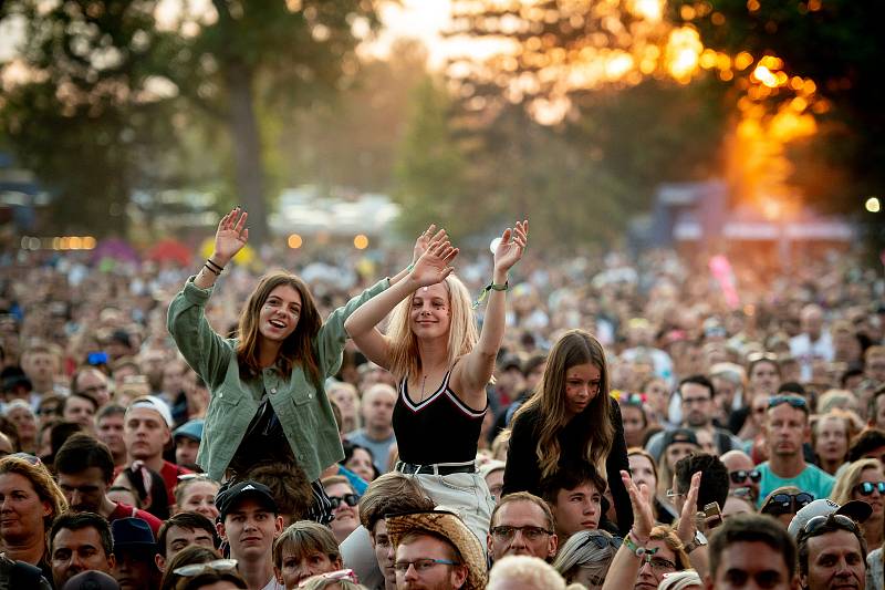 Hudební festival Colours of Ostrava 2019 v Dolní oblasti Vítkovice, 18. července 2019 v Ostravě.