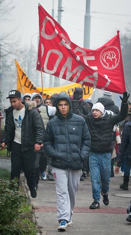 Demonstrace proti rasismu a na podporu obětí rasismu. 