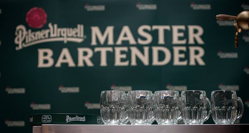 Soutěž výčepních Pilsner Urquell Master Bartende v Ostravě.