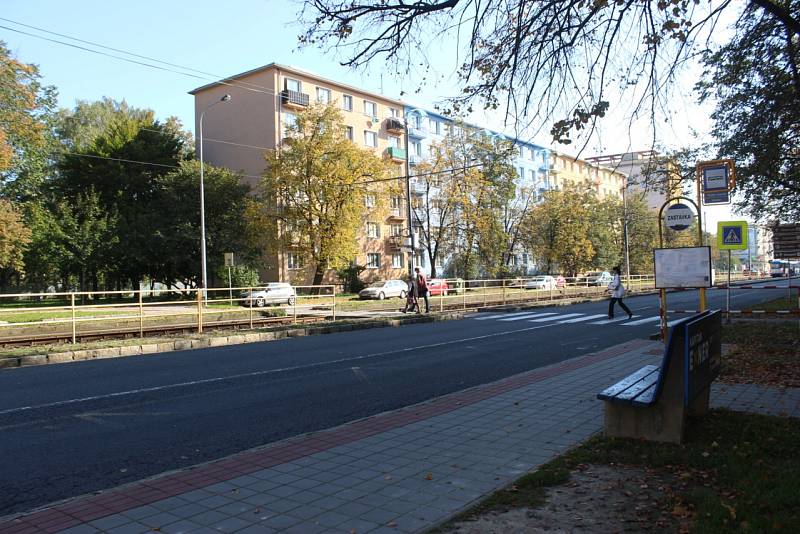 Nebezpečný přechod v Ostravě-Porubě. 