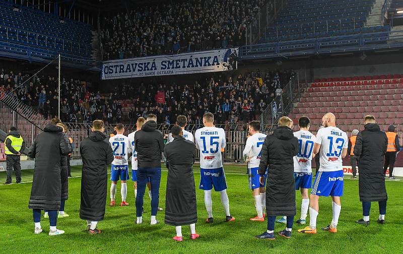 Čtvrtfinále MOL Cup AC Sparta Praha - FC Baník Ostrava, Generali Česká pojišťovna Aréna, Praha, 4. března 2020.