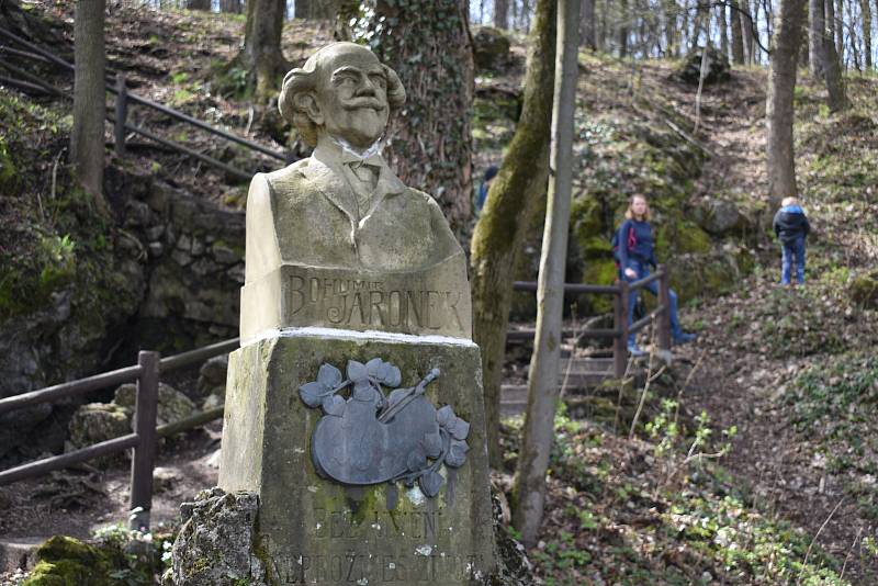 Štramberk a jeho Národní sad má co nabídnout. Duben 2021.