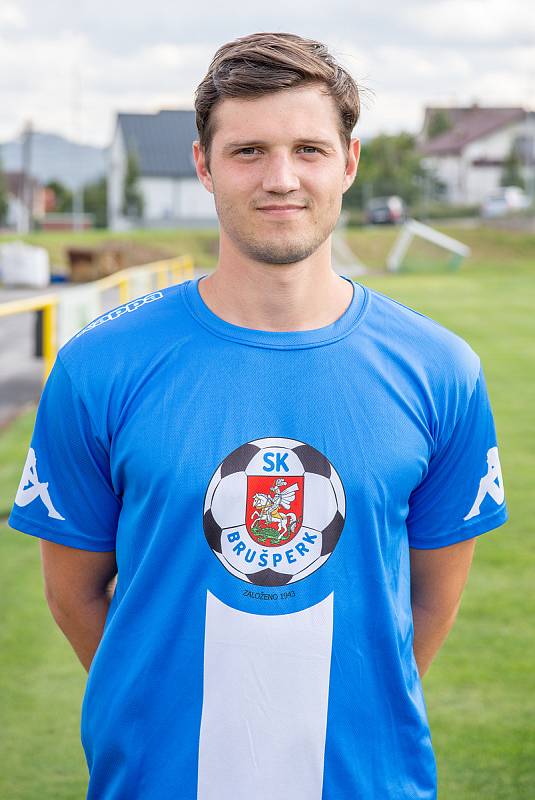 Fotbalový klub - Spolek SK Brušperk, 26. srpna 2020 v Brušperku. Petr Zajac (obránce)