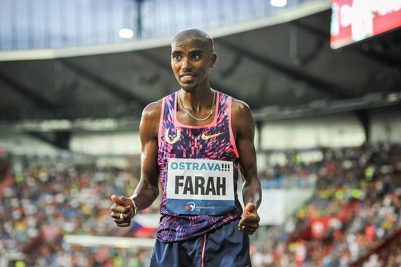 56. ročník atletického mítinku Zlatá tretra, který se konal 28. června 2017 v Ostravě. Mo Farah.