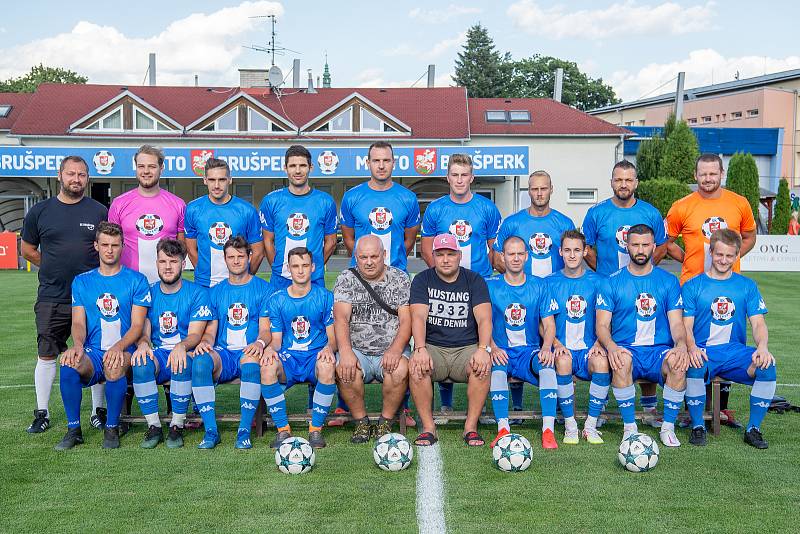 Fotbalový klub - Spolek SK Brušperk, 26. srpna 2020 v Brušperku.