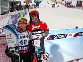 Snowboardisté Adéla Keclíková a Kraštof Minárik.