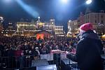 Akce Deníku - Česko zpívá koledy na Masarykově náměstí, 13. prosince 2017 v Ostravě.