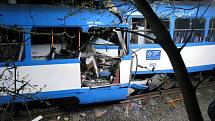 Srážka tramvají ve Vřesině, při níž zahynuli tři lidé